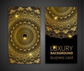 Luxury ornament card template vector 05