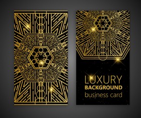 Luxury ornament card template vector 06