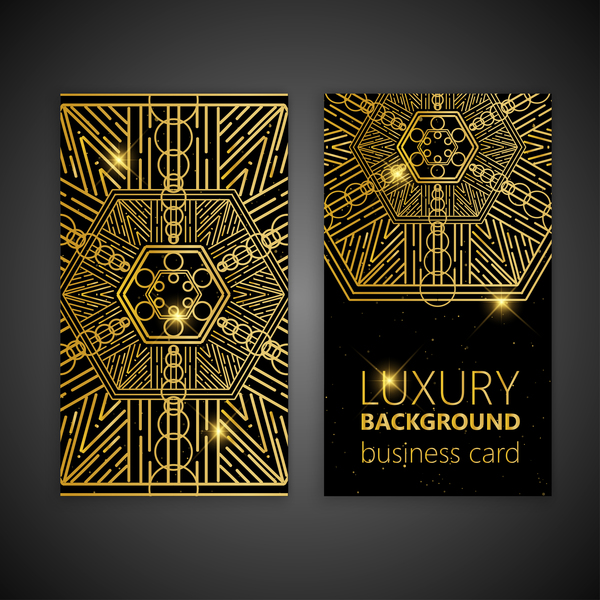 Luxury ornament card template vector 06