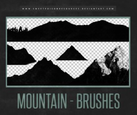 Mountain Photoshop Brushes
