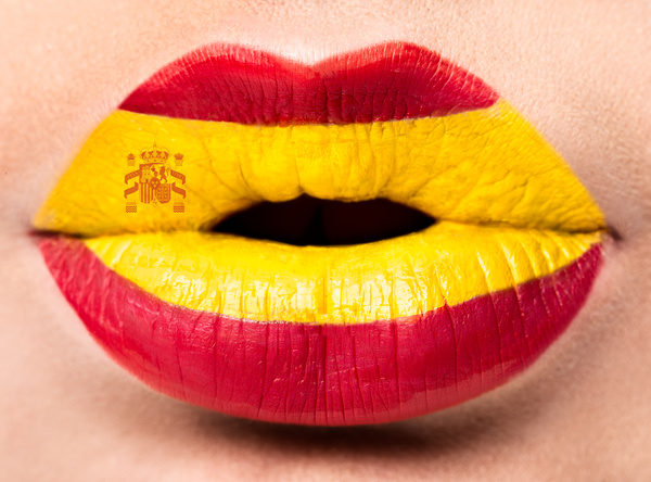 Download National flags painted on lips Stock Photo 05 free download