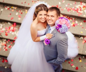 Newlyweds Stock Photo 01
