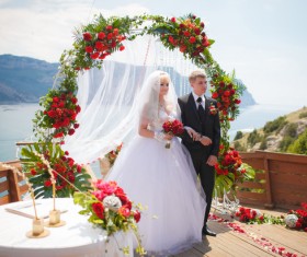 Newlyweds Stock Photo 02