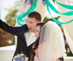 Newlyweds Stock Photo 05