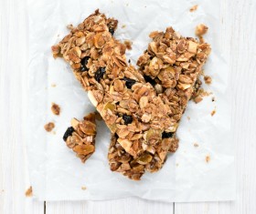 Oat energy bars Stock Photo 04