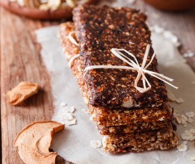 Oat energy bars Stock Photo 05