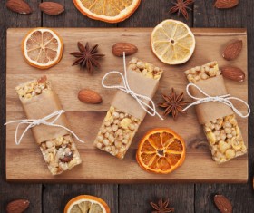 Oat energy bars Stock Photo 06