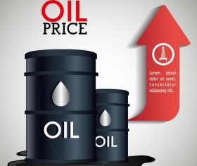 Oil infographic template design vectors 04