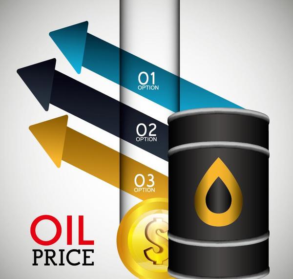 Oil infographic template design vectors 05