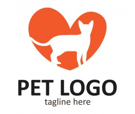 Pet logo creative design vector 10