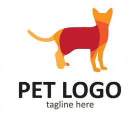 Pet logo creative design vector 11