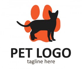 Pet logo creative design vector 12