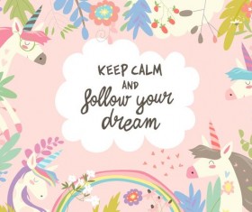 Pink easter card vector