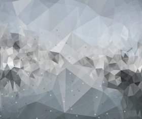 Points Lines with Polygon background vector 06