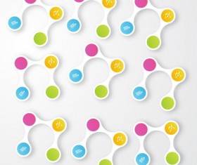 Round shape business illustration vector