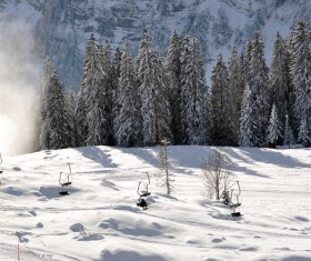 Ski lift Stock Photo