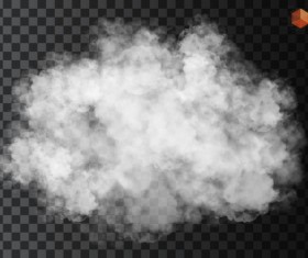 Smoke effect transparent illustration vector 01