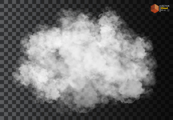 Smoke effect transparent illustration vector 01