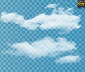 Smoke effect transparent illustration vector 04