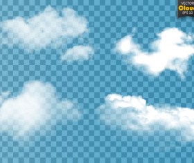 Smoke effect transparent illustration vector 05