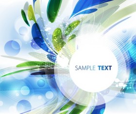 Splash abstract elements modern background 01