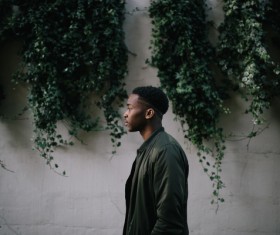 Stylish black man in casual style Stock Photo