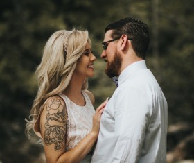 Stylish couple Stock Photo