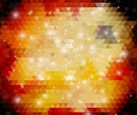 Triangle blurs background with abstract elements vector 02