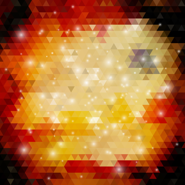Triangle blurs background with abstract elements vector 02