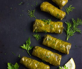 Turkish cuisine Dolma Stock Photo 03