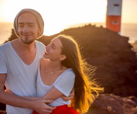 Vacation couple Stock Photo