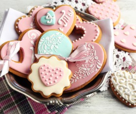 Various shapes of cookies Stock Photo