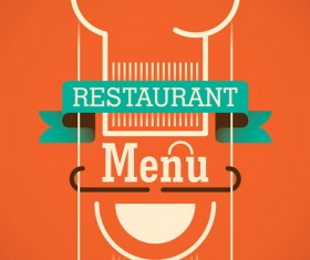Vintage restaurant menu template vector 01