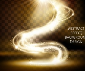 Wavy light illustration design vector