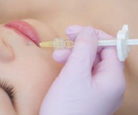 botulinum toxin injection Beauty Stock Photo 02