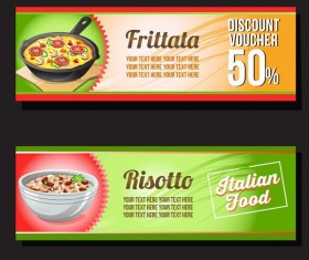 frittata voucher discount vector