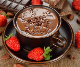 hot chocolate drink Stock Photo 01