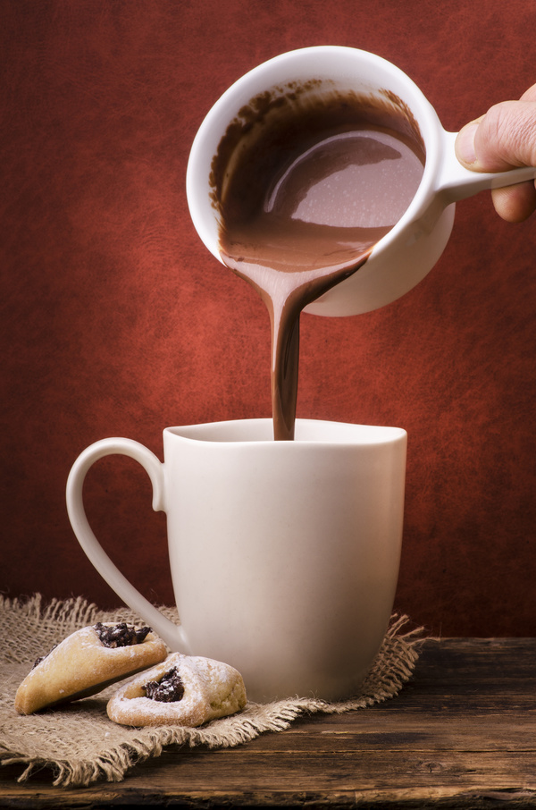 hot chocolate drink Stock Photo 02