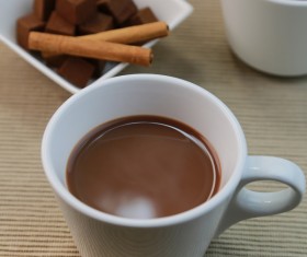 hot chocolate drink Stock Photo 03