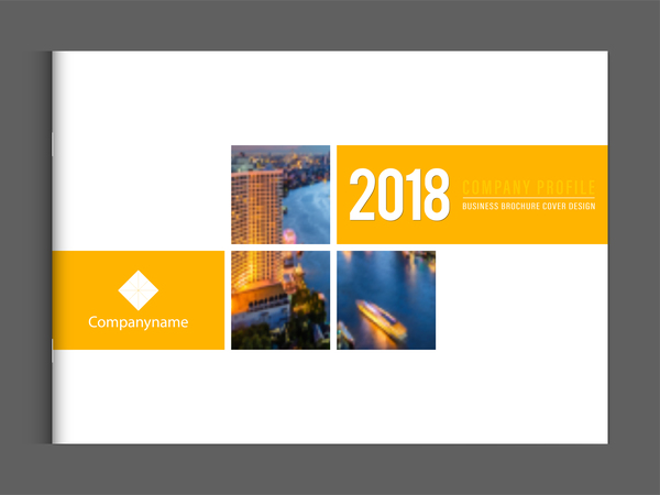 2018 business brochure cover template vectors 05