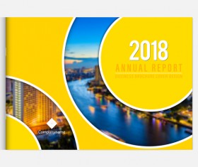 2018 business brochure cover template vectors 08