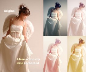 4 Kind free Photoshop Action