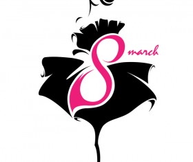 8 march womans day logos design vector 05