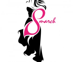 8 march womans day logos design vector 07