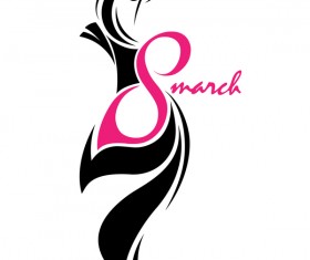 8 march womans day logos design vector 08