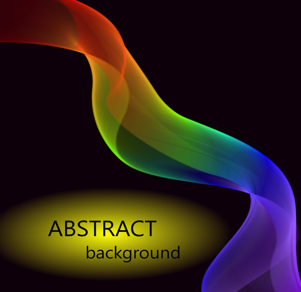 Abstract light wave effect vector background 02