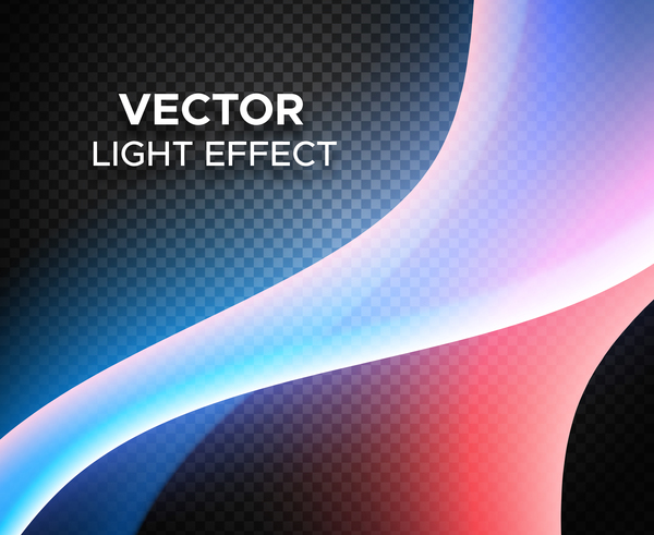 Abstract transparent light effect background illustration vector 04