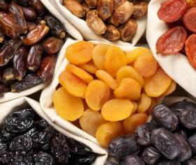 All kinds of dried fruit preserves Stock Photo 02
