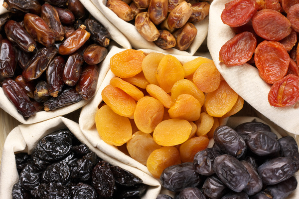 All kinds of dried fruit preserves Stock Photo 02