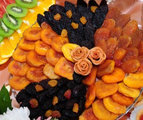 All kinds of dried fruit preserves Stock Photo 04